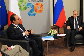 Putin, Cameron, Hollande note ties should be improved