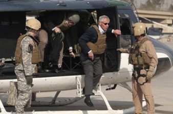 Iraq presses Hagel for more American airstrikes, weapons