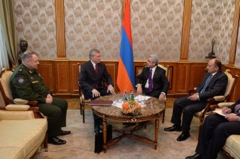 President receives CSTO secretary-general Nikolay Bordyuzha and chief of CSTO joint staff Alexander Studenikin