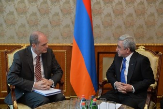 President Sargsyan receives IMF Mission chief