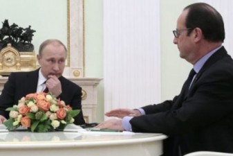 Hollande promises to discuss situation around Mistrals with Putin in Armenia