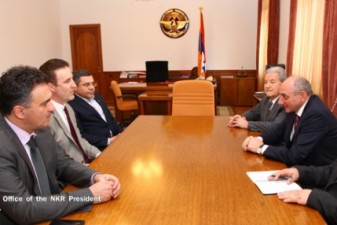 Karabakh President meets with Woodrow Wilson family descendant