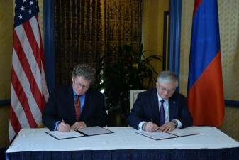 Trade and Investments Framework Agreement between the Republic of Armenia and the United States of America was signed