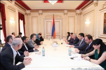 National Assembly Speaker hosts Iran-Armenia Parliamentary Friendship Group