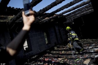 Church where Jesus is believed to have performed the miracle set on fire in arson attack