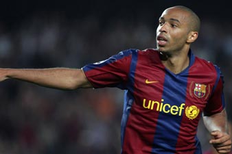 Thierry Henry among Champions league top 5 scorers