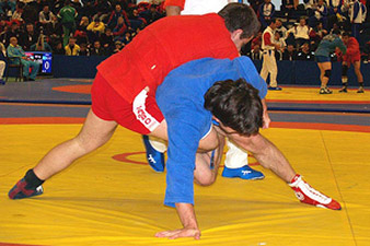 Armenian athletes at men&women’s Sambo Eurochamps