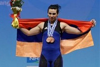 Hripsime Khurshudyan received the bronze medal