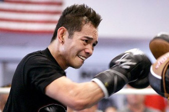 Doner getting prepared for the fight with Darchinyan