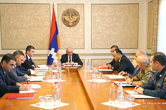 Բակո Սահակյանը խորհրդակցություն է անցկացրել հունիսին ուժեղ քամու ու կարկուտի հետևանքների վերացման հարցով