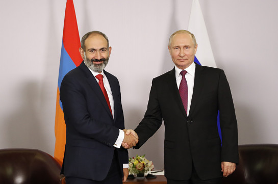 Armenia’s PM, Russia’s President to meet on September 8 in Moscow