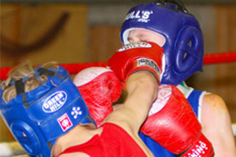 Hrayr Matevosian at Youth Boxing Championship in Baku