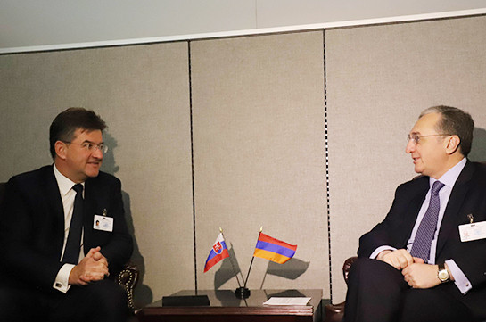 Armenian, Slovak FMs discuss cooperation issues