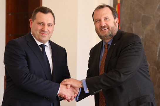 Chairman of Armenia’s Investigative Committee receives outgoing U.S. Ambassador