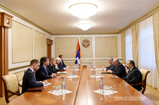 Artsakh President reaffirms commitment of official Stepanakert to the peaceful settlement of the Azerbaijani-Karabagh conflict