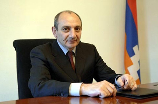 Karabakh President meets Armenian-Russian businessmen in Moscow