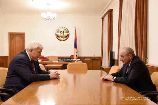 Artsakh president, OSCE CiO personal representative discuss situation on line of contact