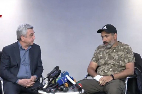 No phone conversation takes place between Serzh Sarsgyan and Nikol Pashinyan