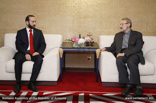 Head of Armenian parliament meets with Iran’s Majlis speaker