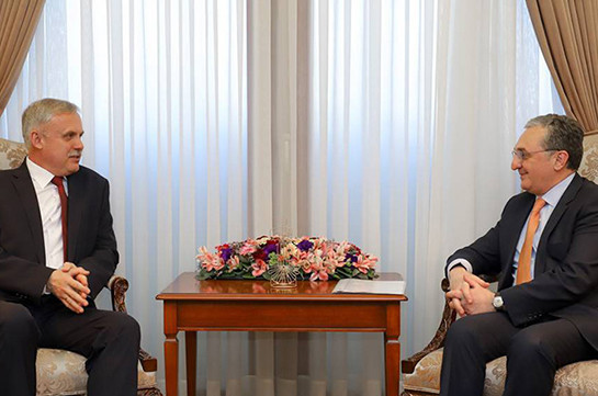 Armenia’s FM meets CSTO secretary general candidate Stanislav Zas