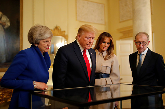 'Let's do this deal', Trump tells May on day two of state visit