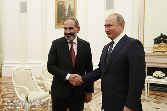 Armenia’s PM to depart for Russia, meet Putin