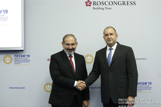 Armenia, Bulgaria to revitalize bilateral cooperation: Nikol Pashinyan meets Rumen Radev