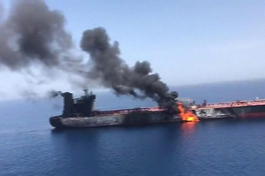 Gulf of Oman tanker attacks: US says video shows Iran removing mine