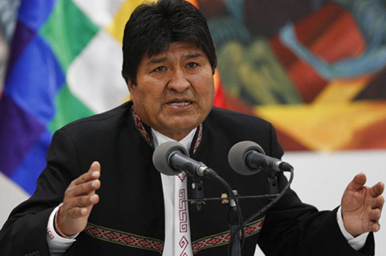 Morales wins in Bolivia's presidential election in first round