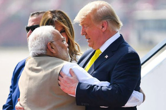 Donald Trump in India: US president begins first official trip