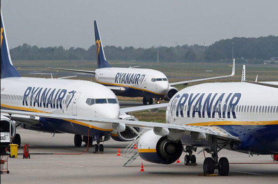 Ryanair cancels all the flights from Yerevan to Italy and the opposite till April 8