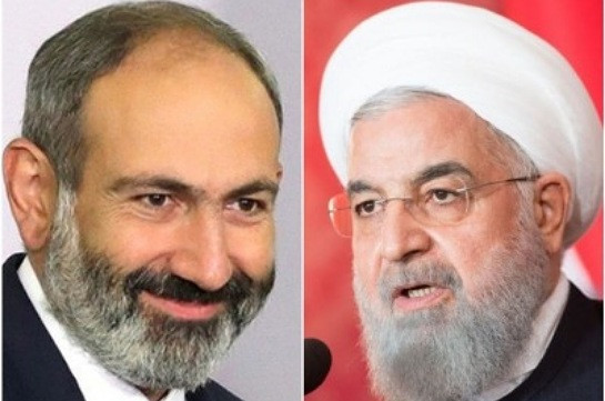 PM Nikol Pashinyan holds phone talk with IRI President Hassan Rouhani