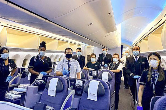 Coronavirus: Air passengers told to wear face masks