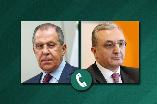 Armenian, Russian FMs discuss Karabakh issue in a phone conversation