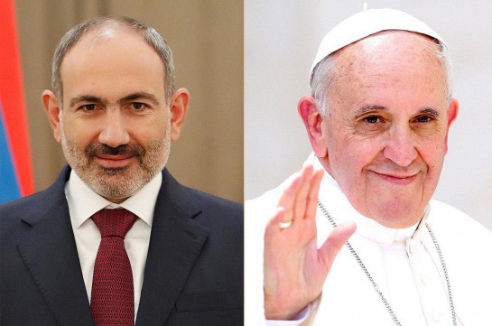 PM Nikol Pashinyan holds phone conversation with His Holiness Pope Francis