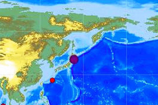 Ճապոնիայի ափերի մոտ ուժեղ երկրաշարժ է գրանցվել