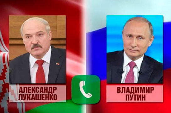 Лукашенко и Путин обсудили двустороннее сотрудничество и Нагорный Карабах