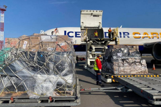 20 tons of humanitarian aid reaches Yerevan from Los Angeles: MOD representative