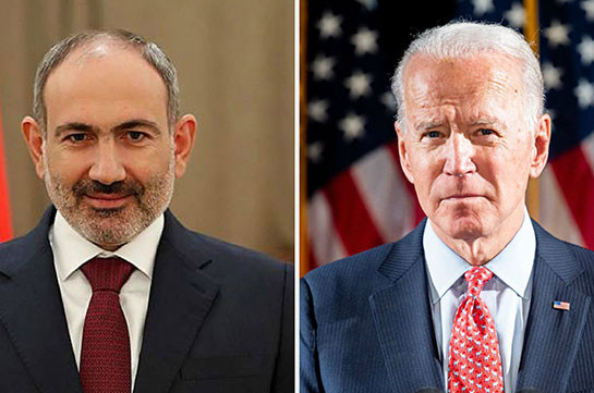 Pashinyan to Biden: I am hopeful your Administration will take active steps to stop the war and bring about comprehensive settlement of the conflict