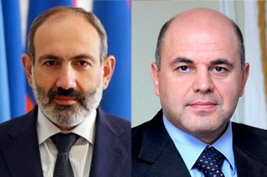 Armenian, Russian PMs hold phone conversation