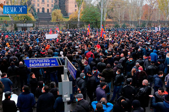 Митинг с требованием отставки Никола Пашиняна продолжится завтра в 11:00 – у здания правительства