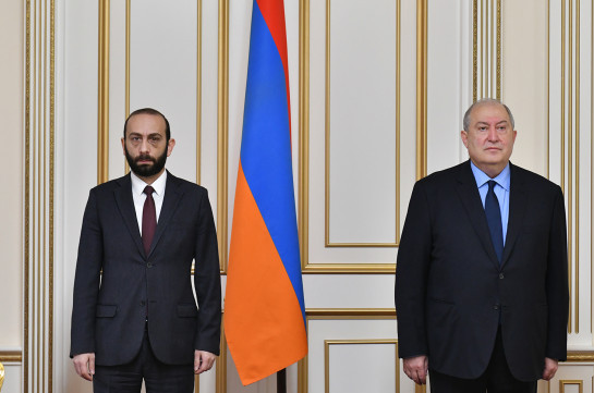 Armenia’s President visits NA, meets speaker Ararat Mirzoyan