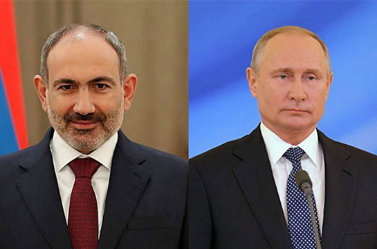 Putin, Pashinyan discuss situation in Karabakh