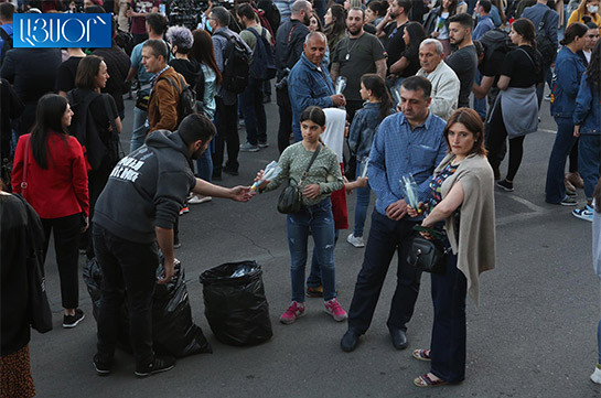 March with torches kicked off from Yerevan Liberty Square (photos)