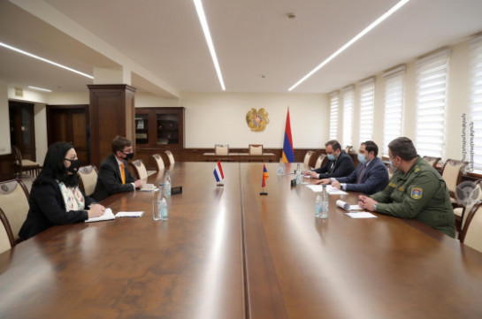 Սուրեն Պապիկյանը Նիդերլանդների դեսպանի հետ քննարկել է տարածաշրջանային անվտանգությանն առնչվող հարցեր