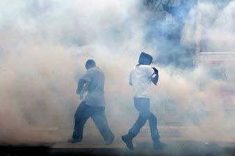 Clashes between police and protesters in Turkey