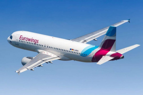 Eurowings ավիաընկերությունը թռիչքներ կիրականացնի Դյուսելդորֆ-Երևան-Դյուսելդորֆ երթուղով