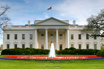 The White House was pink tonight 