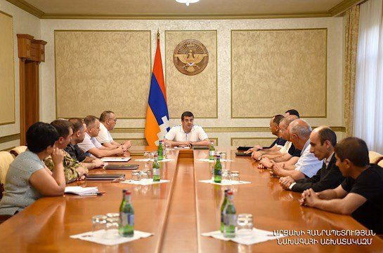 Արցախի Հանրապետության նախագահը խորհրդակցություն է հրավիրել հրատապ հումանիտար և անվտանգային հարցերի շուրջ