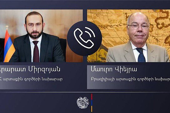 Ադրբեջանը խախտում է  Արդարադատության միջազգային դատարանի  որոշումները․ Միրզոյանը՝ Բրազիլիայի ԱԳ նախարարին